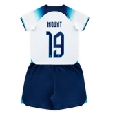 Engeland Mason Mount #19 Thuis tenue voor kinderen WK 2022 Korte Mouwen (+ broek)