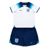Engeland Thuis tenue voor kinderen WK 2022 Korte Mouwen (+ broek)