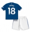 Everton Ashley Young #18 Thuis tenue voor kinderen 2023-24 Korte Mouwen (+ broek)