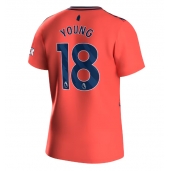 Everton Ashley Young #18 Uit tenue 2023-24 Korte Mouwen