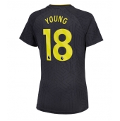 Everton Ashley Young #18 Uit tenue voor Dames 2024-25 Korte Mouwen