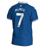 Everton Dwight McNeil #7 Thuis tenue 2023-24 Korte Mouwen