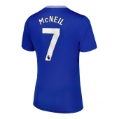 Everton Dwight McNeil #7 Thuis tenue voor Dames 2024-25 Korte Mouwen