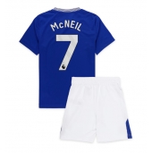 Everton Dwight McNeil #7 Thuis tenue voor kinderen 2024-25 Korte Mouwen (+ broek)