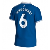 Everton James Tarkowski #6 Thuis tenue 2023-24 Korte Mouwen