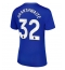 Everton Jarrad Branthwaite #32 Thuis tenue voor Dames 2024-25 Korte Mouwen