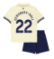 Everton Kiernan Dewsbury-Hall #22 Uit tenue voor kinderen 2025-26 Korte Mouwen (+ broek)