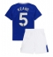 Everton Michael Keane #5 Thuis tenue voor kinderen 2024-25 Korte Mouwen (+ broek)