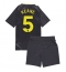 Everton Michael Keane #5 Uit tenue voor kinderen 2024-25 Korte Mouwen (+ broek)