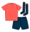 Everton Uit tenue voor kinderen 2023-24 Korte Mouwen (+ broek)