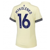 Everton Vitaliy Mykolenko #16 Uit tenue voor Dames 2025-26 Korte Mouwen