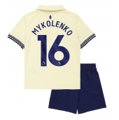Everton Vitaliy Mykolenko #16 Uit tenue voor kinderen 2025-26 Korte Mouwen (+ broek)