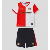 Feyenoord Thuis tenue voor kinderen 2025-26 Korte Mouwen (+ broek)