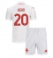 Fiorentina Moise Kean #20 Uit tenue voor kinderen 2024-25 Korte Mouwen (+ broek)