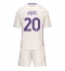 Fiorentina Moise Kean #20 Uit tenue voor kinderen 2025-26 Korte Mouwen (+ broek)