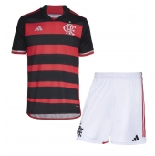 Flamengo Thuis tenue voor kinderen 2024-25 Korte Mouwen (+ broek)