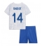 Frankrijk Adrien Rabiot #14 Uit tenue voor kinderen WK 2022 Korte Mouwen (+ broek)