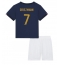 Frankrijk Antoine Griezmann #7 Thuis tenue voor kinderen WK 2022 Korte Mouwen (+ broek)