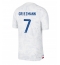 Frankrijk Antoine Griezmann #7 Uit tenue WK 2022 Korte Mouwen