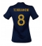 Frankrijk Aurelien Tchouameni #8 Thuis tenue voor Dames WK 2022 Korte Mouwen