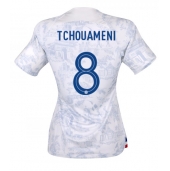 Frankrijk Aurelien Tchouameni #8 Uit tenue voor Dames WK 2022 Korte Mouwen