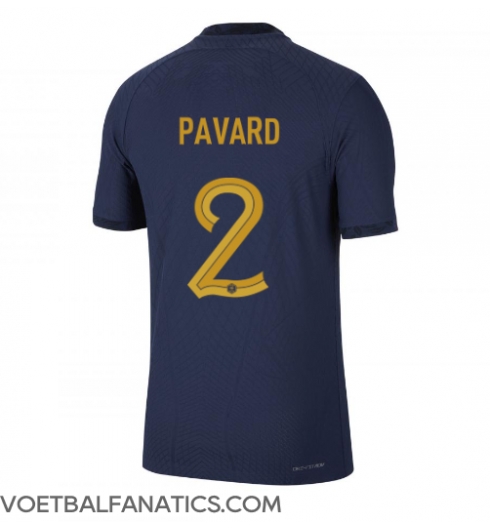 Frankrijk Benjamin Pavard #2 Thuis tenue WK 2022 Korte Mouwen