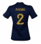 Frankrijk Benjamin Pavard #2 Thuis tenue voor Dames WK 2022 Korte Mouwen