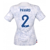 Frankrijk Benjamin Pavard #2 Uit tenue voor Dames WK 2022 Korte Mouwen
