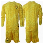Frankrijk Keeper Thuis tenue voor kinderen EK 2024 Lange Mouwen (+ broek)