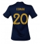 Frankrijk Kingsley Coman #20 Thuis tenue voor Dames WK 2022 Korte Mouwen