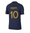 Frankrijk Kylian Mbappe #10 Thuis tenue WK 2022 Korte Mouwen
