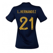 Frankrijk Lucas Hernandez #21 Thuis tenue voor Dames WK 2022 Korte Mouwen