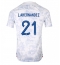 Frankrijk Lucas Hernandez #21 Uit tenue WK 2022 Korte Mouwen
