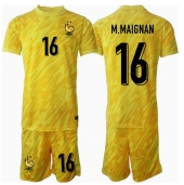 Frankrijk Mike Maignan #16 Keeper Thuis tenue voor kinderen EK 2024 Korte Mouwen (+ broek)