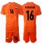 Frankrijk Mike Maignan #16 Keeper Uit tenue voor kinderen EK 2024 Korte Mouwen (+ broek)