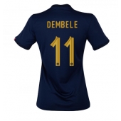 Frankrijk Ousmane Dembele #11 Thuis tenue voor Dames WK 2022 Korte Mouwen