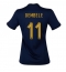 Frankrijk Ousmane Dembele #11 Thuis tenue voor Dames WK 2022 Korte Mouwen