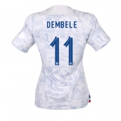Frankrijk Ousmane Dembele #11 Uit tenue voor Dames WK 2022 Korte Mouwen