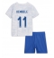 Frankrijk Ousmane Dembele #11 Uit tenue voor kinderen WK 2022 Korte Mouwen (+ broek)