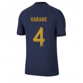 Frankrijk Raphael Varane #4 Thuis tenue WK 2022 Korte Mouwen
