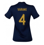 Frankrijk Raphael Varane #4 Thuis tenue voor Dames WK 2022 Korte Mouwen
