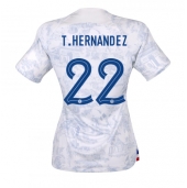 Frankrijk Theo Hernandez #22 Uit tenue voor Dames WK 2022 Korte Mouwen
