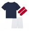Frankrijk Thuis tenue voor kinderen WK 2022 Korte Mouwen (+ broek)