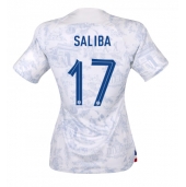 Frankrijk William Saliba #17 Uit tenue voor Dames WK 2022 Korte Mouwen