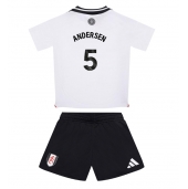 Fulham Joachim Andersen #5 Thuis tenue voor kinderen 2024-25 Korte Mouwen (+ broek)