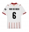 Girona Donny van de Beek #6 Thuis tenue 2025-26 Korte Mouwen