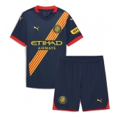 Girona Uit tenue voor kinderen 2024-25 Korte Mouwen (+ broek)