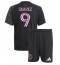 Inter Miami Luis Suarez #9 Uit tenue voor kinderen 2025-26 Korte Mouwen (+ broek)