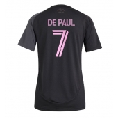Inter Miami Rodrigo De Paul #7 Uit tenue voor Dames 2025-26 Korte Mouwen
