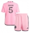 Inter Miami Sergio Busquets #5 Thuis tenue voor kinderen 2024-25 Korte Mouwen (+ broek)